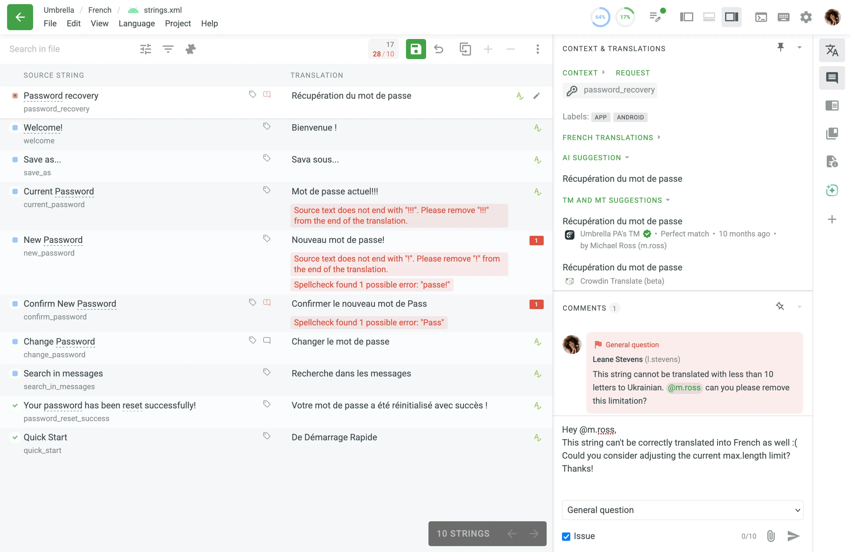 Side-by-side Editor mode
